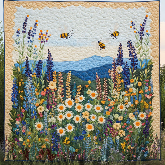 Honeybee Spring Forest WU1203026CL Quilt