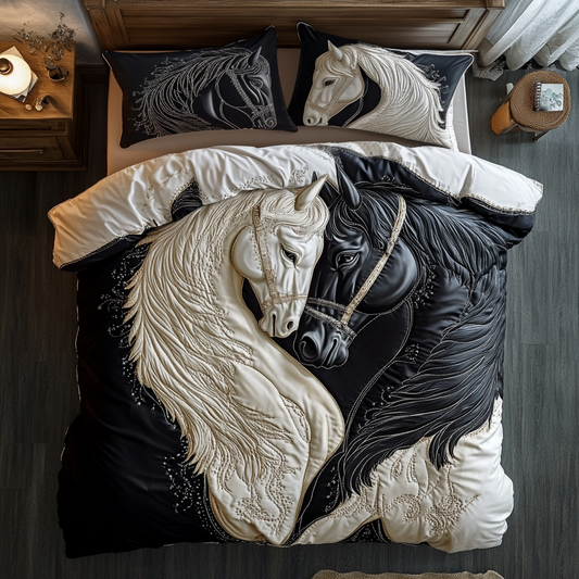 Horse Couple WU1501008CL Duvet Cover Set