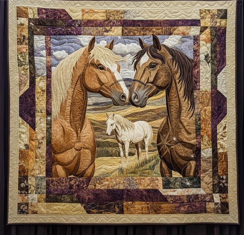 Horse Into The Wild WU0401038CL Quilt