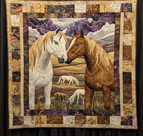 Horse Into The Wild WU0401041CL Quilt