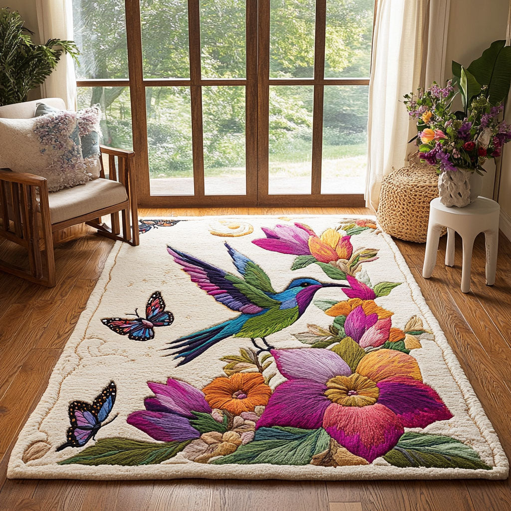 Hummingbird Haven WJ0908034CL Area Rug