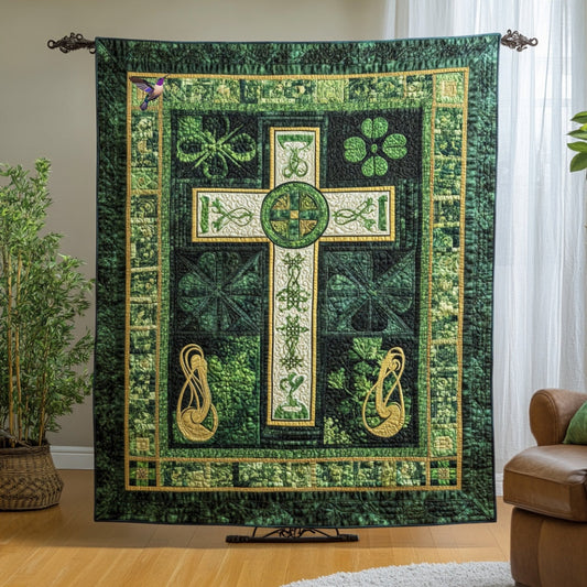 Irish Celtic Cross WU0401130CL Quilt