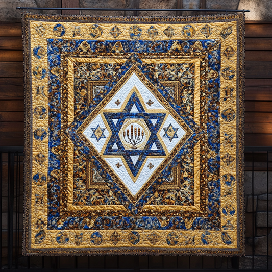 Jewish Star Of David WU1501026CL Quilt