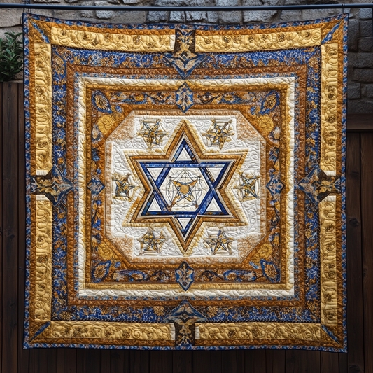 Jewish Star Of David WU1501027CL Quilt