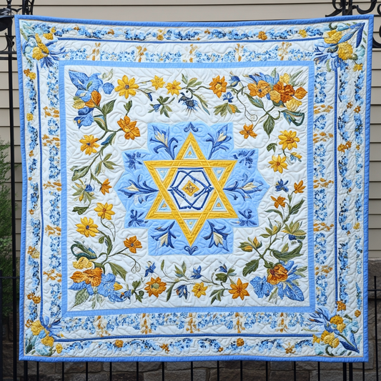 Jewish Star Of David WU0301108CL Quilt