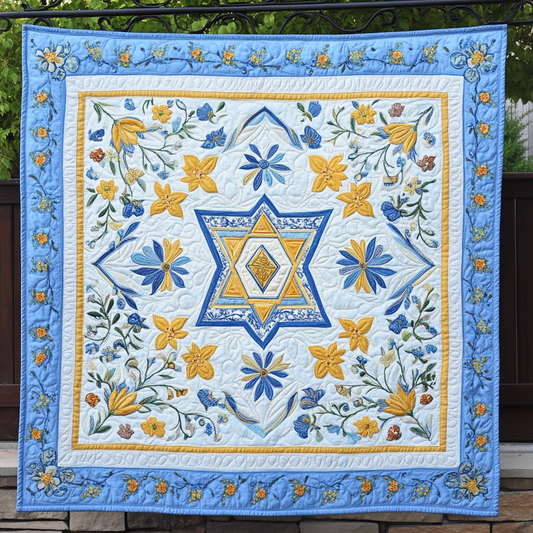 Jewish Star Of David WU0301109CL Quilt