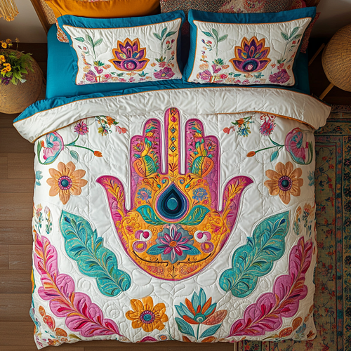 Jewish The Hamsa WU0602022CL Duvet Cover Set