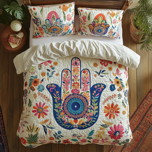 Jewish The Hamsa WU0602023CL Duvet Cover Set