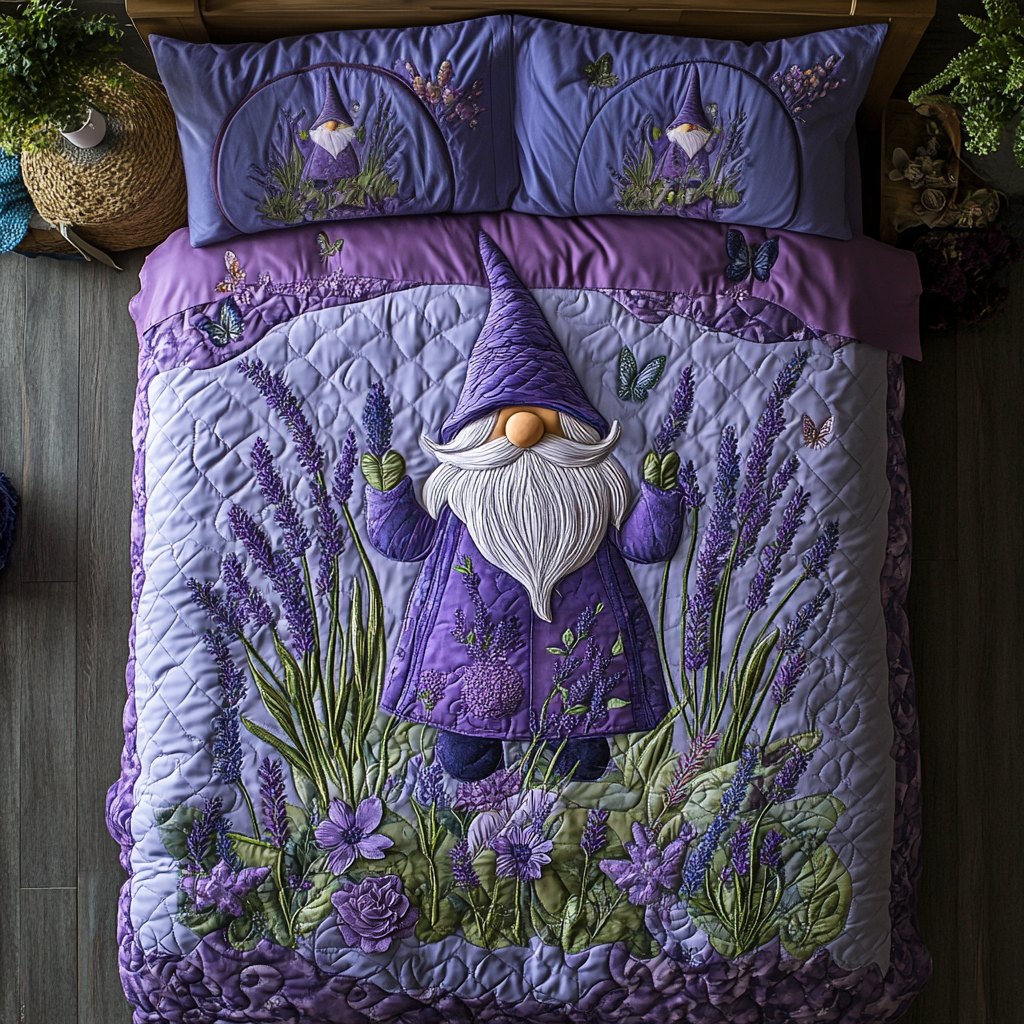 Lilac Gnome WU2001040CL Duvet Cover Set