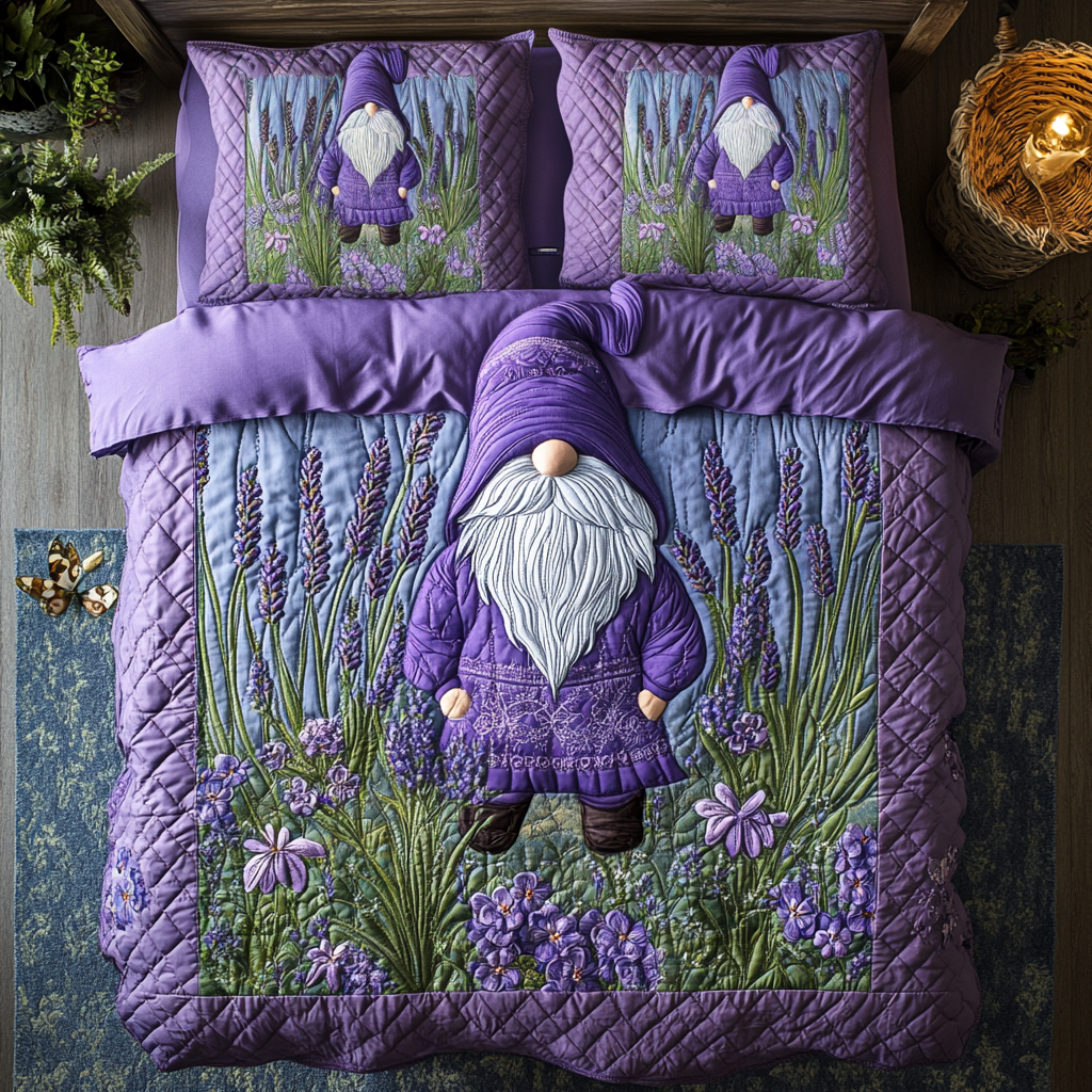 Lilac Gnome WU2001042CL Duvet Cover Set