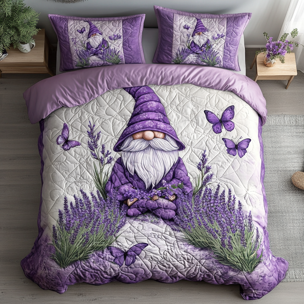 Lilac Gnome WU2001045CL Duvet Cover Set