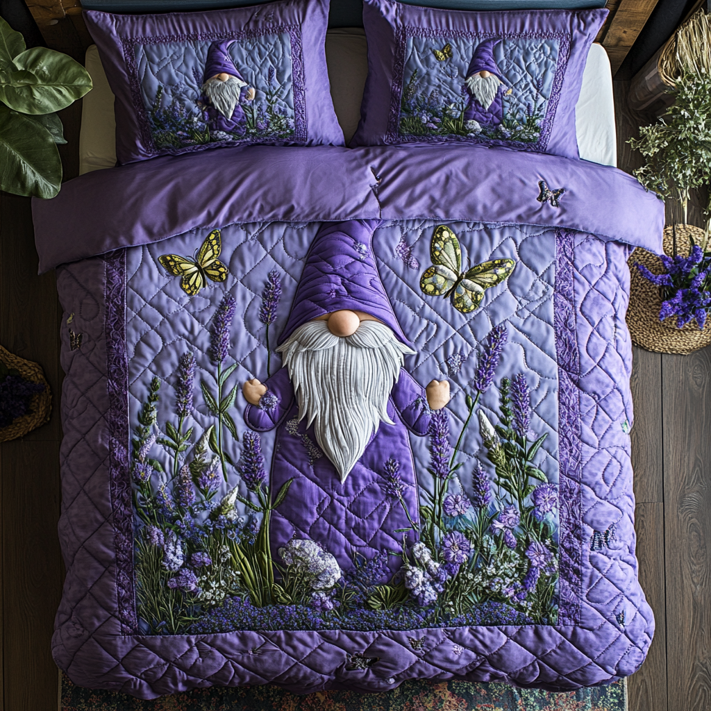 Lilac Gnome WU2001047CL Duvet Cover Set