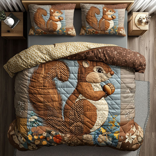 Lovely Squirrel WU2402016CL Duvet Cover Set