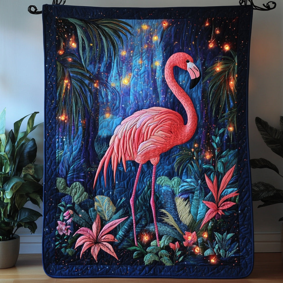 Magical Flamingo WU0401096CL Quilt