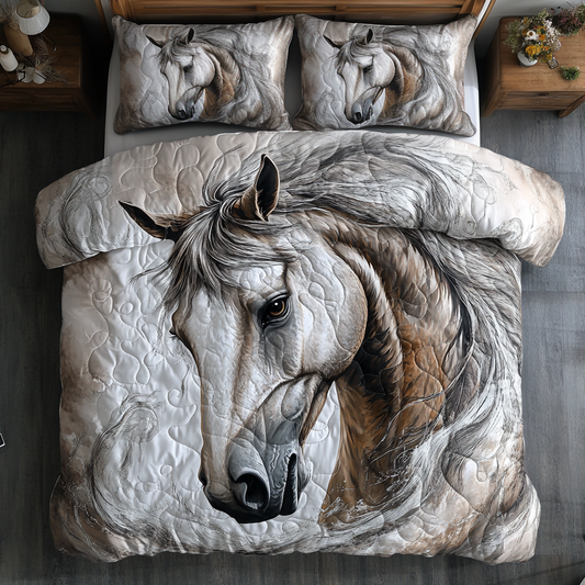 Majestic Horse WU1801023CL Duvet Cover Set