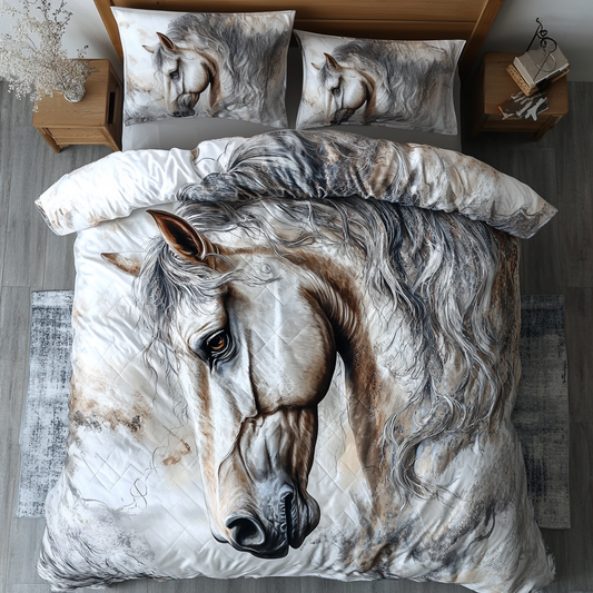 Majestic Horse WU1801024CL Duvet Cover Set