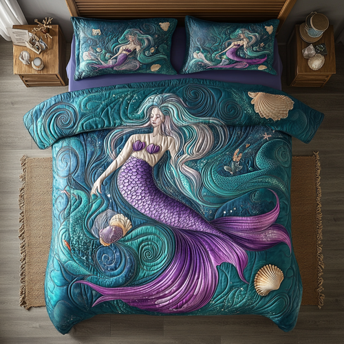 Mermaid Ocean Is Calling WU2101002CL Duvet Cover Set