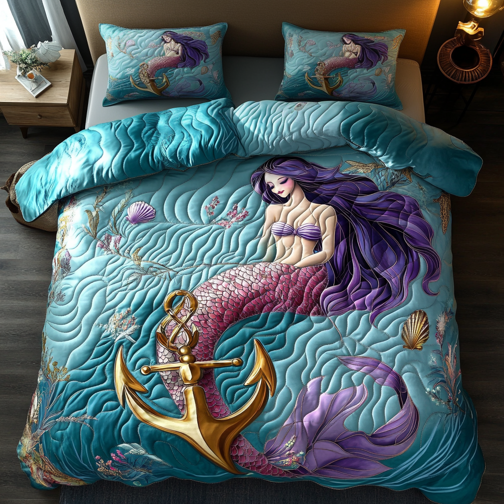 Mermaid Ocean Is Calling WU2101003CL Duvet Cover Set