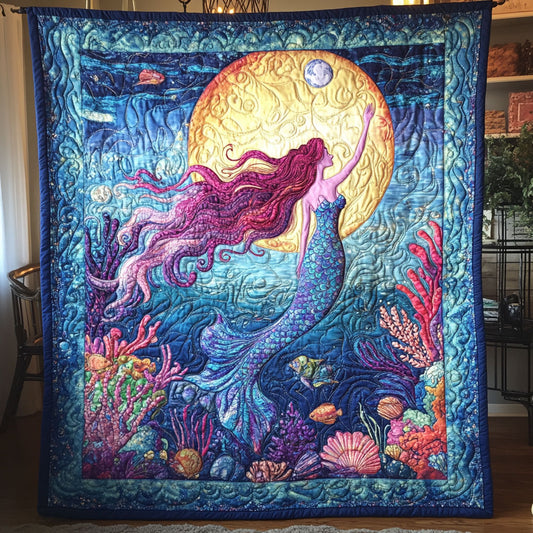 Mermaid Ocean Serenade WU0503018CL Quilt