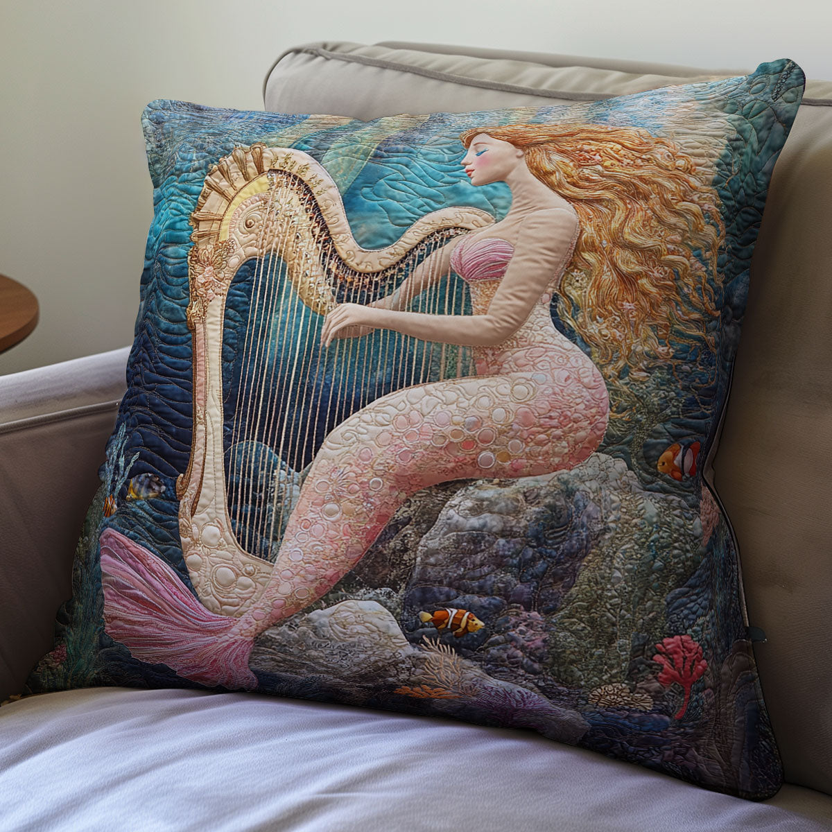 Mermaid Sound Of The Ocean WU1002020CL Quilt Pillow Case