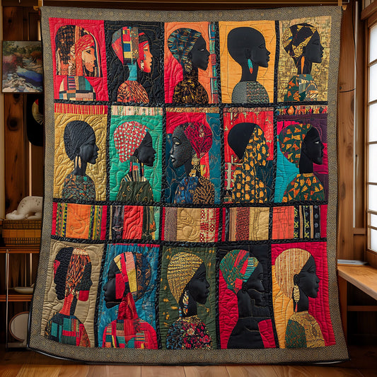 African Queens Of The Sun WU1803060CL Quilt