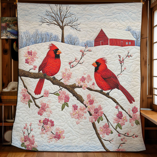 Cardinal Together Forever WU1002031CL Quilt