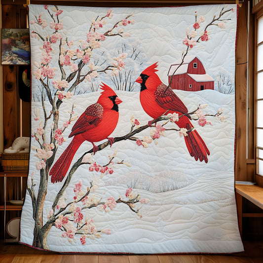 Cardinal Together Forever WU1002034CL Quilt