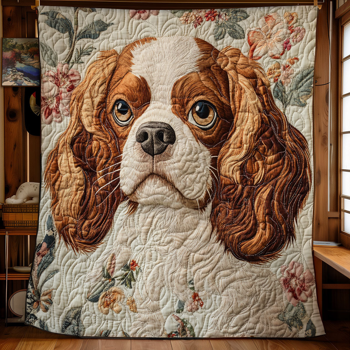 Cavalier King Charles Spaniel WU1302071CL Quilt