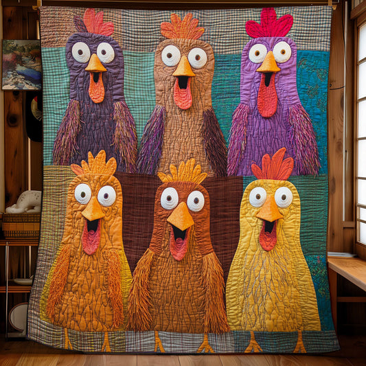 Chicken Gang WU0301025CL Quilt