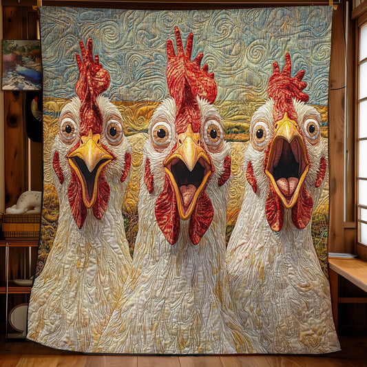 Chicken Squawk WU1302033CL Quilt