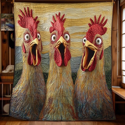 Chicken Squawk WU1302036CL Quilt