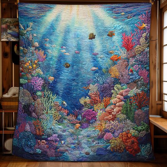 Coral Underwater Symphony WU1303099CL Quilt