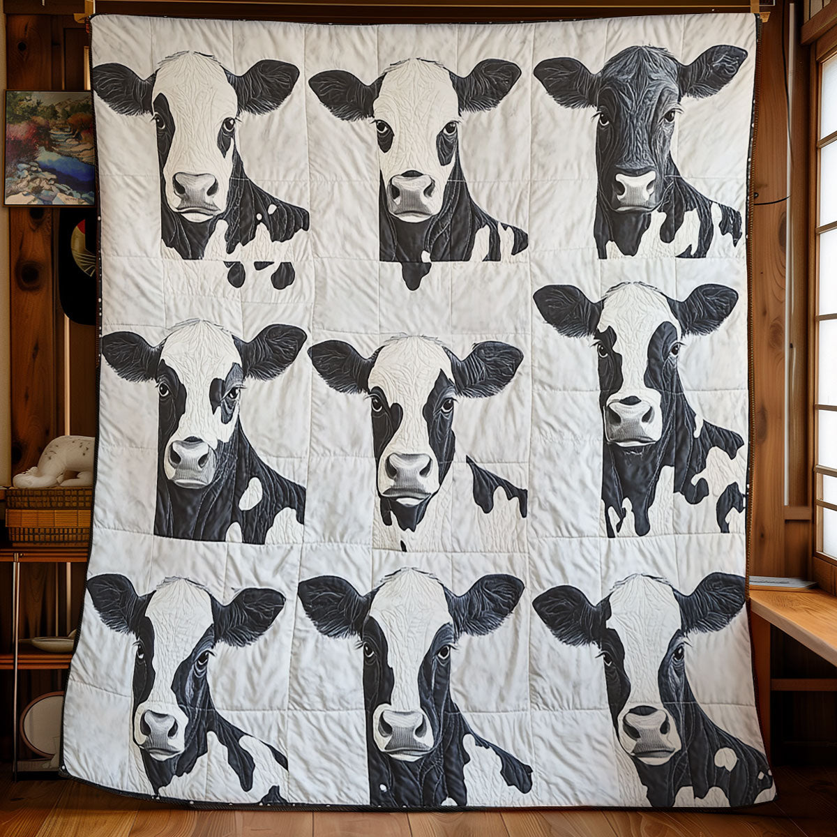 Cow Moo WU1401029CL Quilt