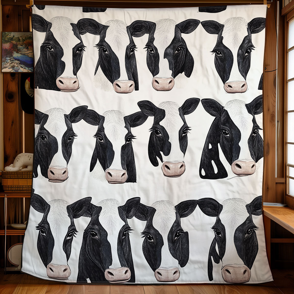 Cow Moo WU1401030CL Quilt