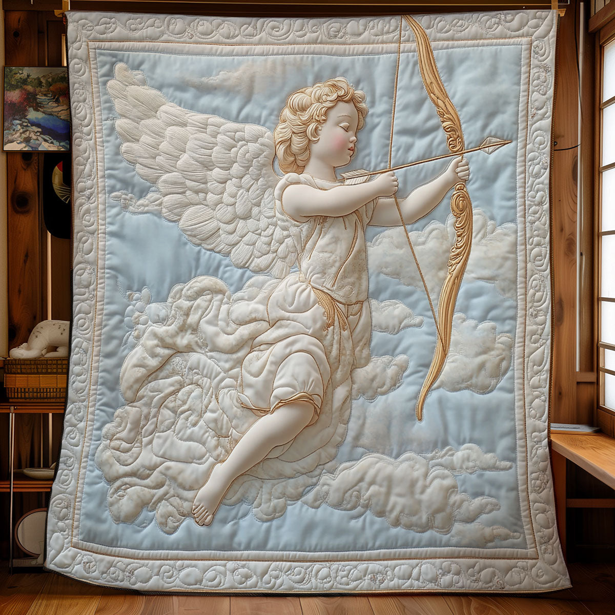 Cupid Angel WU0101059CL Quilt