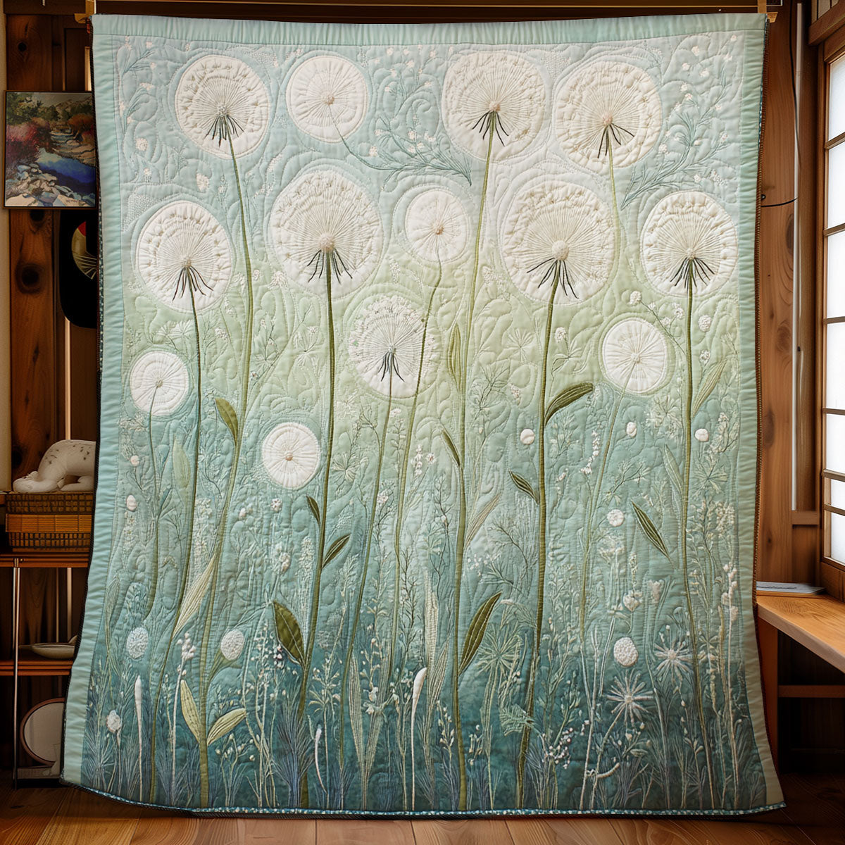 Dandelion Field WU0101040CL Quilt