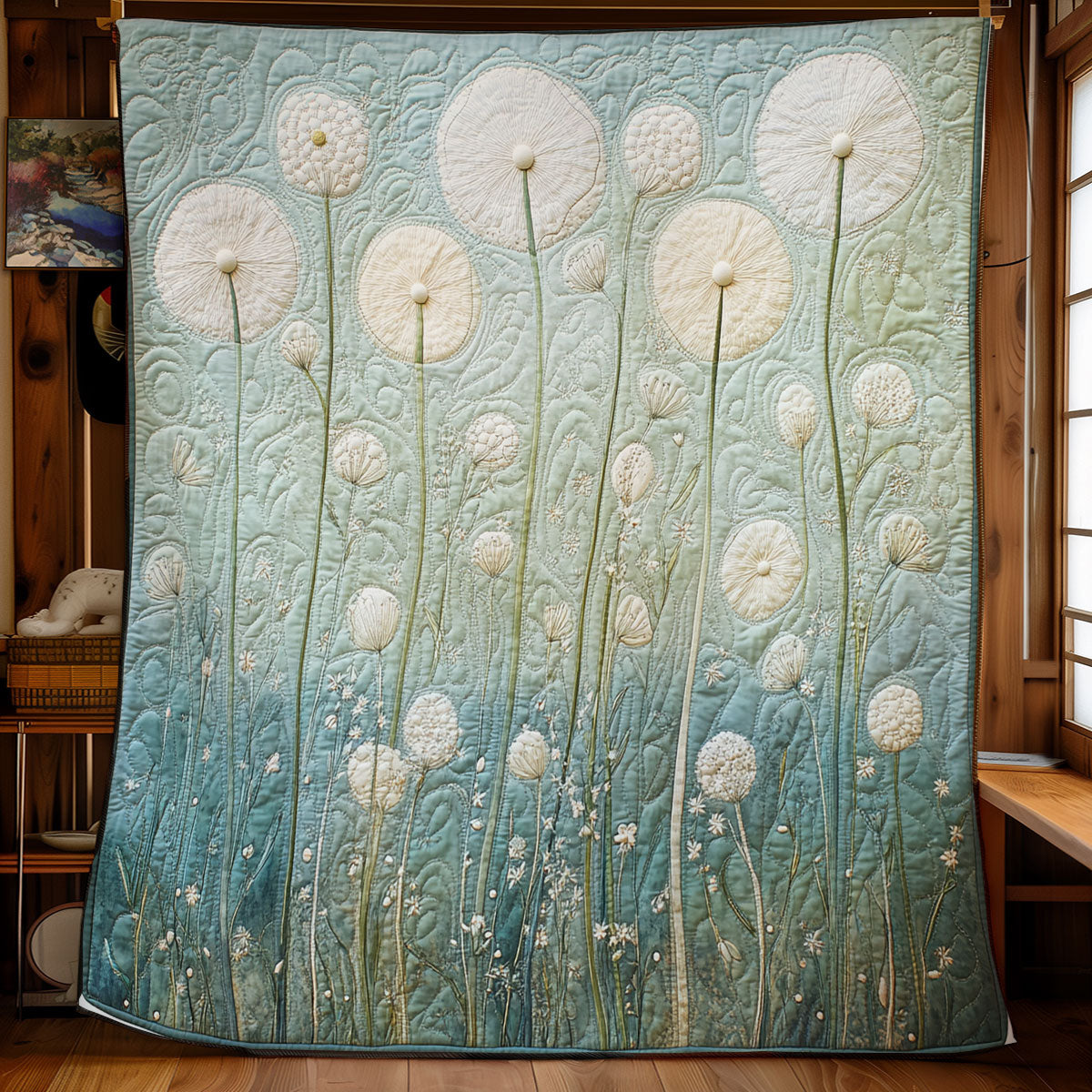 Dandelion Field WU0101043CL Quilt