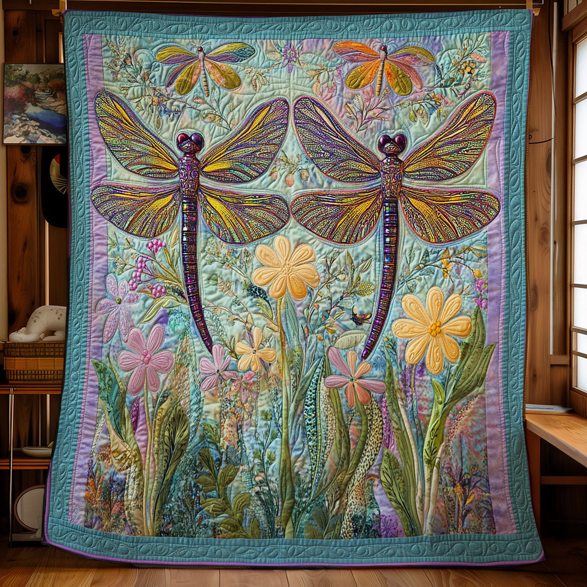 Dragonfly WU0101070CL Quilt