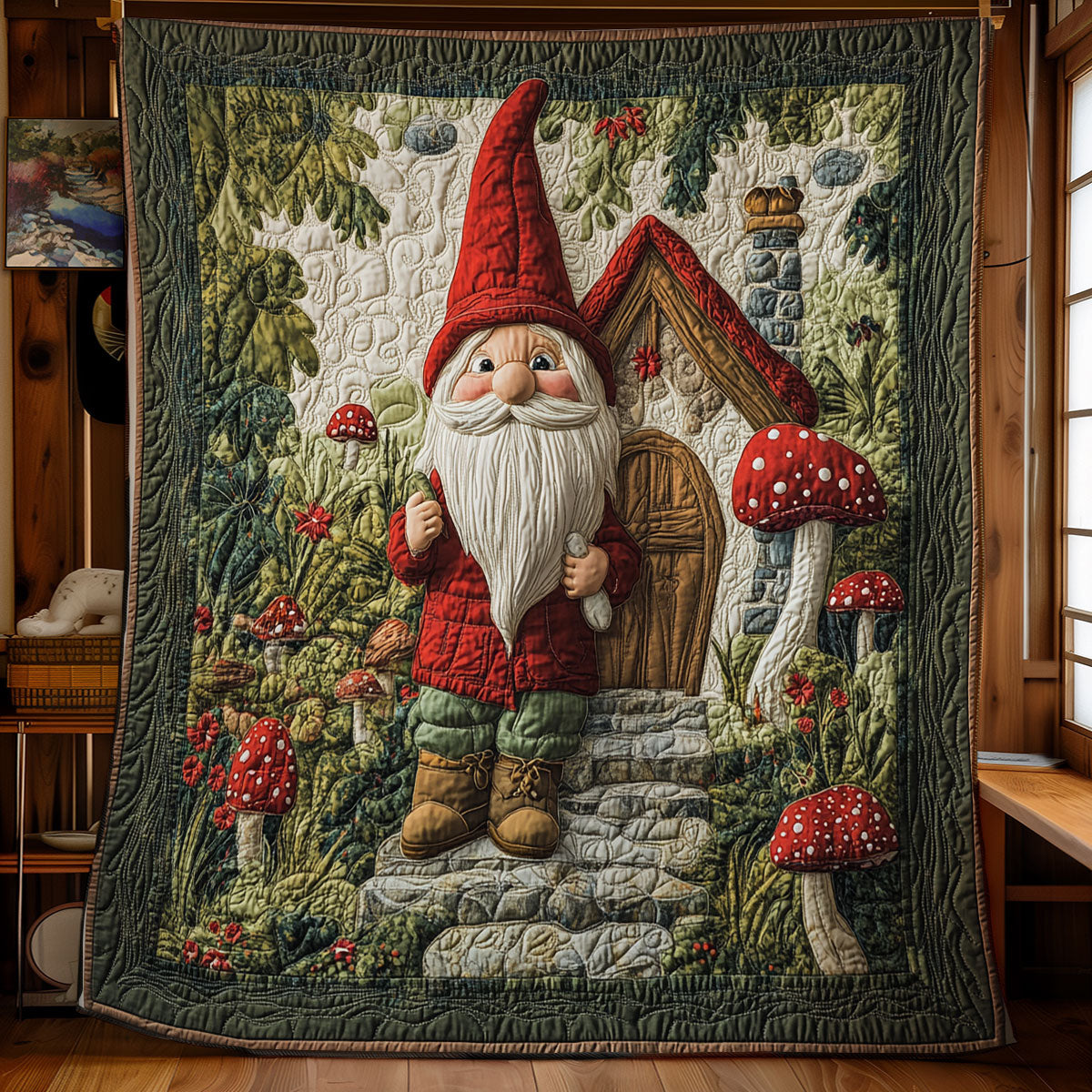 Gnome WU1401064CL Quilt