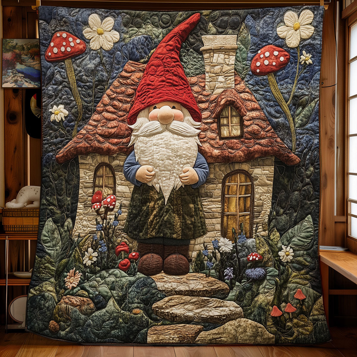 Gnome WU1401068CL Quilt