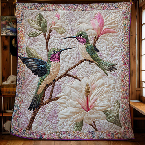 Hummingbird Serenade Of The Magnolia Grove WU1203068CL Quilt