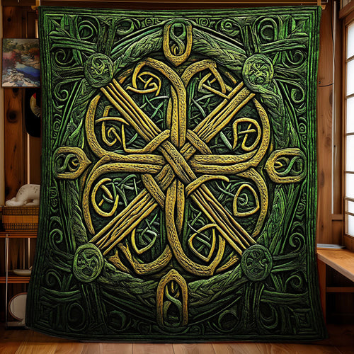 Irish Celtic Cross WU0301044CL Quilt