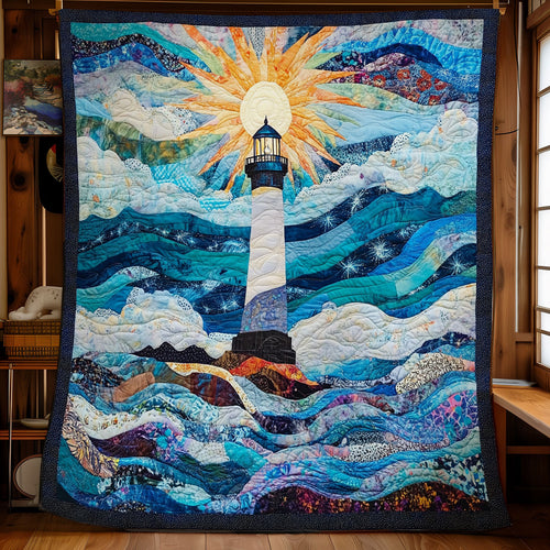 Lighthouse Waves Of Light & Legacy WU1303086CL Quilt