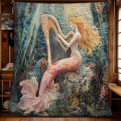 Mermaid Song Of The Waves WU1002059CL Quilt
