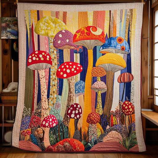 Mushroom Foliage WU0503006CL Quilt