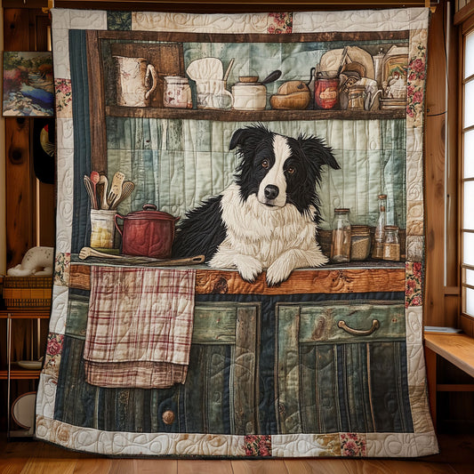 My Lovely Border Collie WU1302027CL Quilt