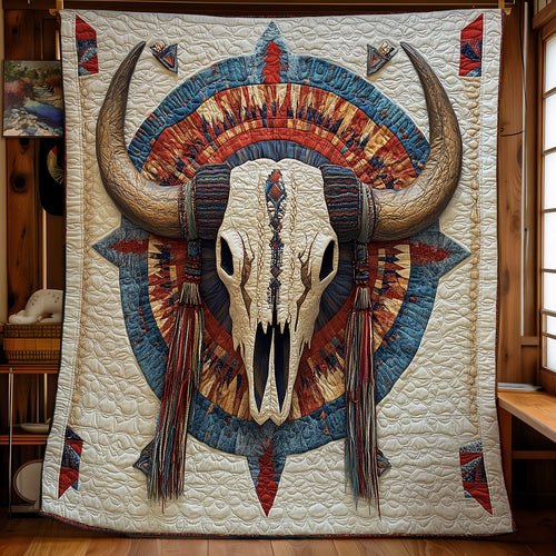 Native American Soul Of The Prairie Warrior WU1203082CL Quilt