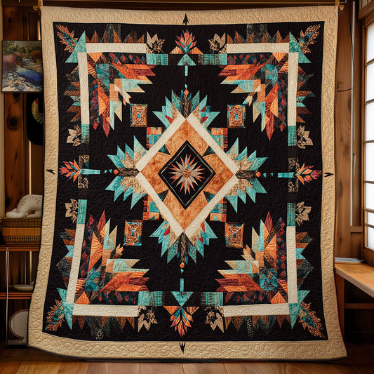 Native American Tribal Pattern WU0602015CL Quilt