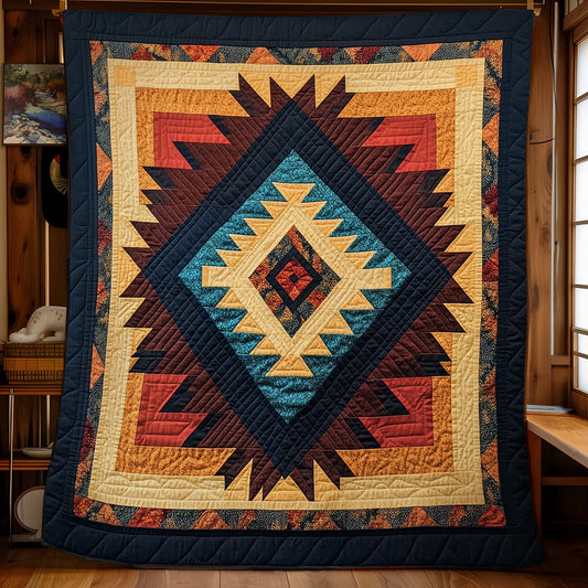 Native American Tribal Pattern WU2001069CL Quilt