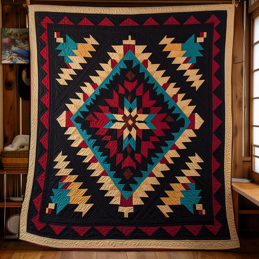 Native American Tribal Pattern WU2001071CL Quilt